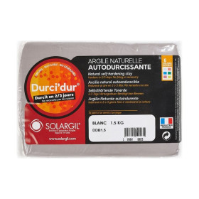 SOLARGIL - DURCI'DUR - Self-Hardening Block - White - 1.5 kg
