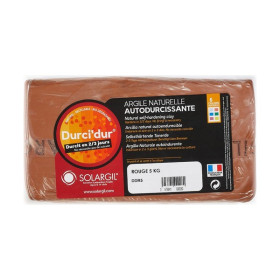 SOLARGIL - DURCI'DUR - Pain Autodurcissant - Rouge - 5 kg