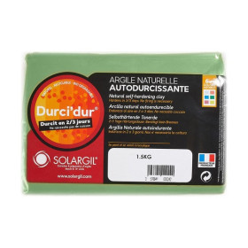 SOLARGIL - DURCI'DUR - Self-Hardening Block - Anise Green - 1.5 kg
