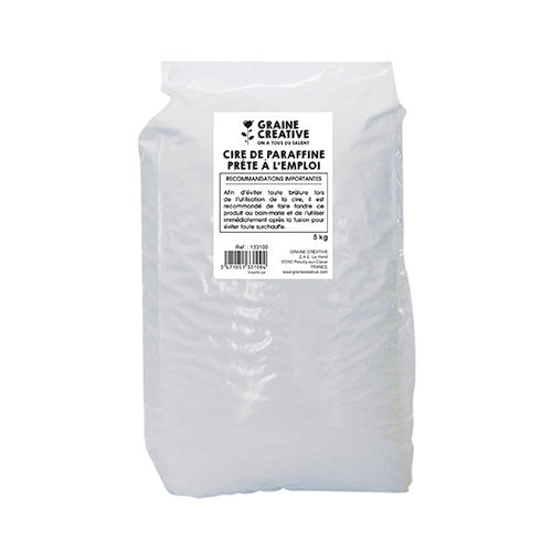 GRAINE CREATIVE - Granules de Cire Bougie - 5 kg - 100% Paraffine