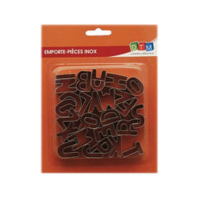 GRAINE CREATIVE - Stainless Steel Cutters - 26 Pieces - Alphabet