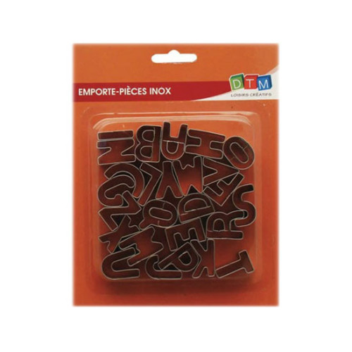 GRAINE CREATIVE - Stainless Steel Cutters - 26 Pieces - Alphabet