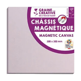 GRAINE CREATIVE - Magnetic Canvas - 30 x 30 cm - Pink