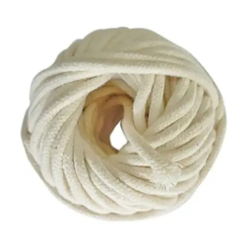 GRAINE CREATIVE - Ficelle Coton Tressé - 4 mm - 17 m - 100 g