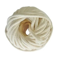 GRAINE CREATIVE - Ficelle Coton Tressé - 4 mm - 17 m - 100 g