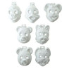 GRAINE CREATIVE - Masques Animaux - 14 Masques (2 x 7 Modèles)