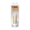 GRAINE CREATIVE - Moule Bougie PVC - Chandelle Striée