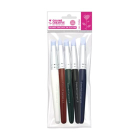 GRAINE CREATIVE - Silicone Brushes - 5 Pieces - Sculpting