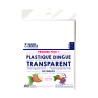 GRAINE CREATIVE - Plastique Dingue - 30 Feuilles - Transparent (Collectivité)
