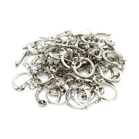 GRAINE CREATIVE - Chain Keychain - 100 Pieces - Silver