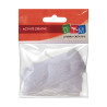 GRAINE CREATIVE - Ruban Dentelle Blanc - 5 m - Motif Vague
