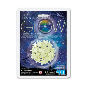GRAINE CREATIVE - Stickers Phosphorescents - 60 Mini-Étoiles