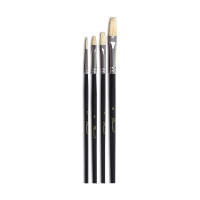 PHOENIX - Set de 4 Pinceaux - Acrylic & Watercolor Classic - Nylon Brun