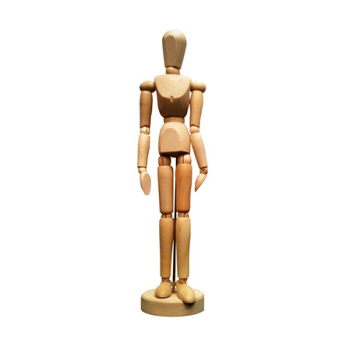 PHOENIX - Articulated Male Mannequin - 30 cm - Wood
