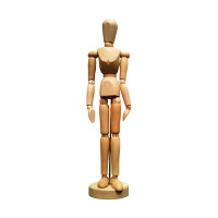 PHOENIX - Mannequin Articulé Homme - 30 cm - Bois