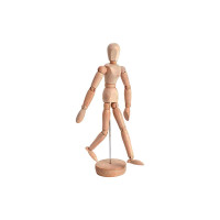 PHOENIX - Mini Mannequin Articulé - 15 cm - Bois