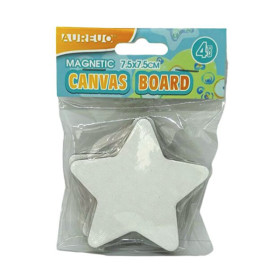 PHOENIX - Cartons Toilés Aimantés - Set de 4 Mini-Toiles - 7x7 cm - Étoiles