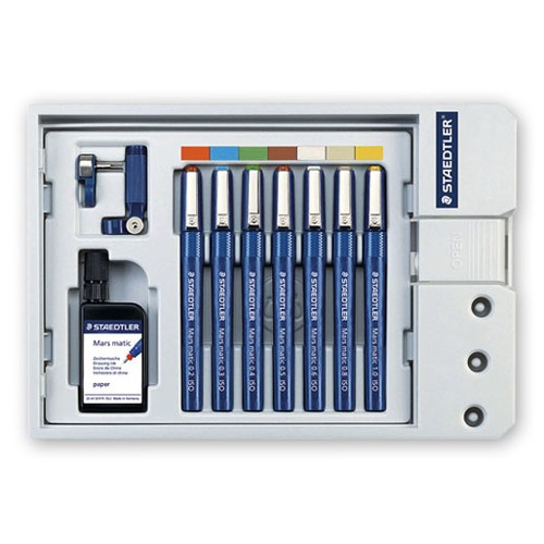 STAEDTLER - Mars® Matic 700 - Stylo Pointe Tubulaire - Coffret 700 S7