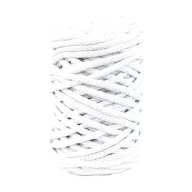 DMC - Nova Vita 12 - Coton Upcyclé Tubulaire 4mm - Pelote 250g/55m - Blanc