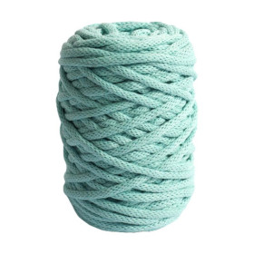 DMC - Nova Vita 12 - Coton Upcyclé Tubulaire 4mm - Pelote 250g/55m - Turquoise Clair