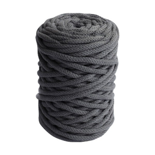 DMC - Nova Vita 12 - Upcycled Tubular Cotton 4mm - Ball 250g/55m - Dark Grey