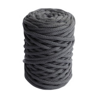 DMC - Nova Vita 12 - Upcycled Tubular Cotton 4mm - Ball 250g/55m - Dark Grey