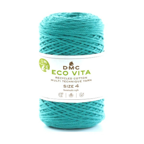 DMC - Eco Vita 4 Nova - Recycled Cotton - Ball 250g/200m - Turquoise