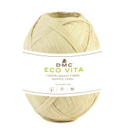DMC - Eco Vita Raffia - 100% Wood Fibre - Ball 50g/100m - Off-White