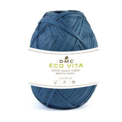 DMC - Eco Vita Raffia - 100% Wood Fibre - Ball 50g/100m - Blue