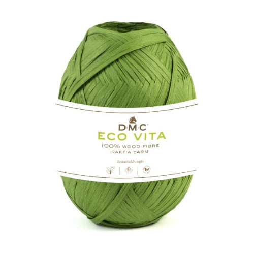 DMC - Eco Vita Raffia - 100% Wood Fibre - Ball 50g/100m - Green