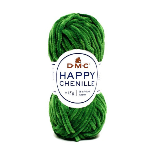 DMC - Happy Chenille - Polyester Chenille - Ball 15g/38m - Medium Green