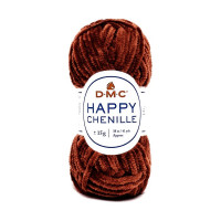 DMC - Happy Chenille - Chenille Polyester - Pelote 15g/38m - Marron / Brun