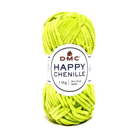 DMC - Happy Chenille - Polyester Chenille - Ball 15g/38m - Light Green / Anise