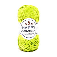 DMC - Happy Chenille - Polyester Chenille - Ball 15g/38m - Light Green / Anise