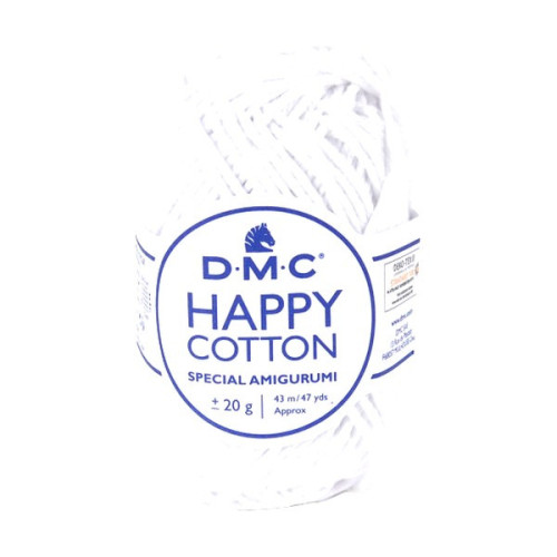 DMC - Happy Cotton - 100% Cotton - Ball 20g/43m - White
