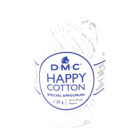 DMC - Happy Cotton - 100% Coton - Pelote 20g/43m - Blanc