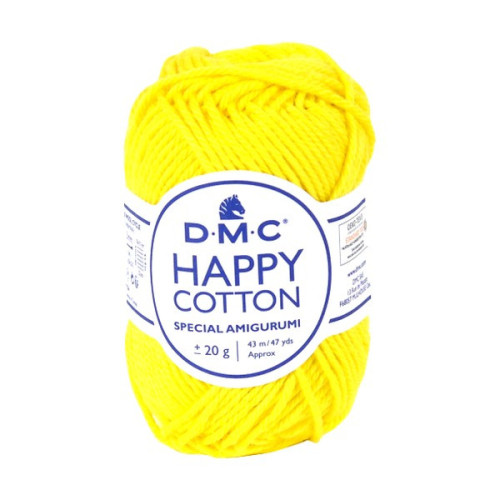 DMC - Happy Cotton - 100% Cotton - Ball 20g/43m - Yellow