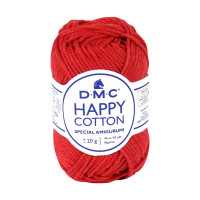 DMC - Happy Cotton - 100% Coton - Pelote 20g/43m - Rouge