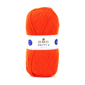 DMC - Knitty 4 - 100% Acrylique - Pelote 100g/280m - Orange