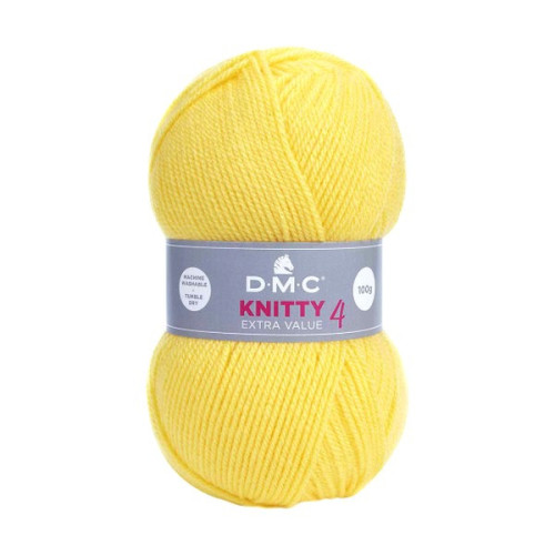 DMC - Knitty 4 - 100% Acrylic - Ball 100g/280m - Yellow