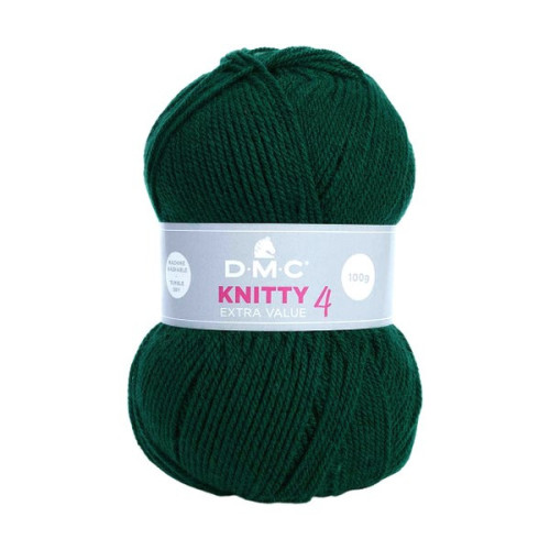 DMC - Knitty 4 - 100% Acrylique - Pelote 100g/280m - Vert Foncé