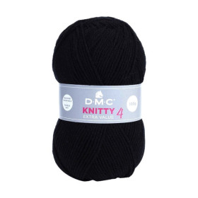 DMC - Knitty 4 - 100% Acrylic - Ball 100g/280m - Black