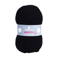 DMC - Knitty 4 - 100% Acrylic - Ball 100g/280m - Black