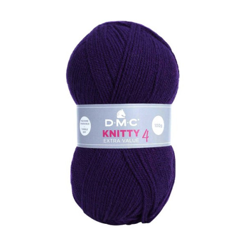 DMC - Knitty 4 - 100% Acrylic DK - Ball 50g - Dark Purple