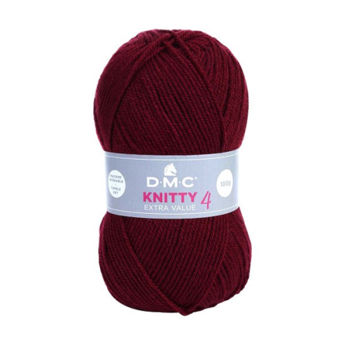 DMC - Knitty 4 - 100% Acrylic DK - Ball 50g - Burgundy