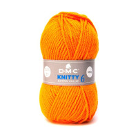 DMC - Knitty 6 - 100% Acrylique - Pelote 100g/140m - Jaune / Orange