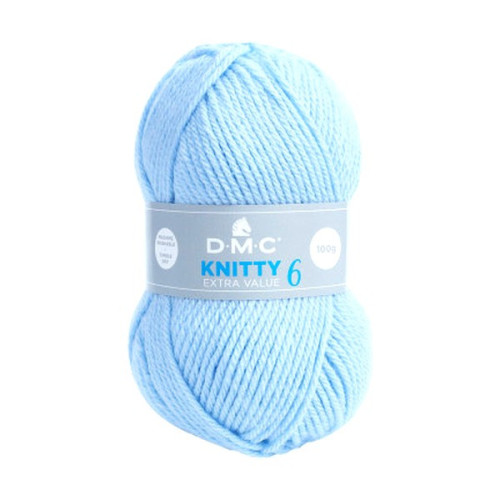 DMC - Knitty 6 - 100% Acrylic - Ball 100g/140m - Pale Blue