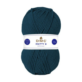 DMC - Knitty 6 - 100% Acrylique - Pelote 100g/140m - Turquoise Foncé (pétrole)