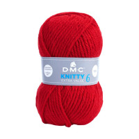 DMC - Knitty 6 - 100% Acrylique - Pelote 100g/140m - Rouge