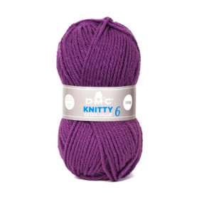 DMC - Knitty 6 - 100% Acrylique - Pelote 100g/140m - Violet